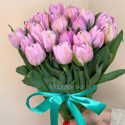 Пионовидный розовый 19шт