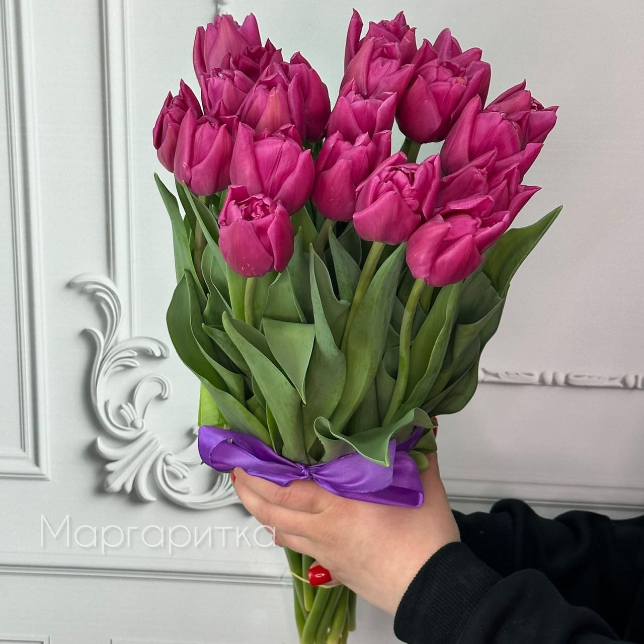 Фиолетовые пионовидные 19